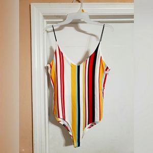 Spaghetti strap body suit.